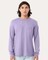 BELLA + CANVAS® Heather CVC Long Sleeve Crewneck T-Shirt for Layering Style & Custom Print Essential Tee